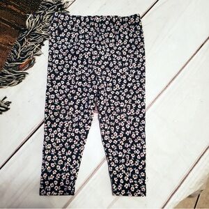 5/25 Ralph Lauren 18mo Navy Blue Floral Leggings